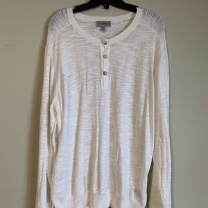 Le Chateau White Long Sleeve With Buttons
